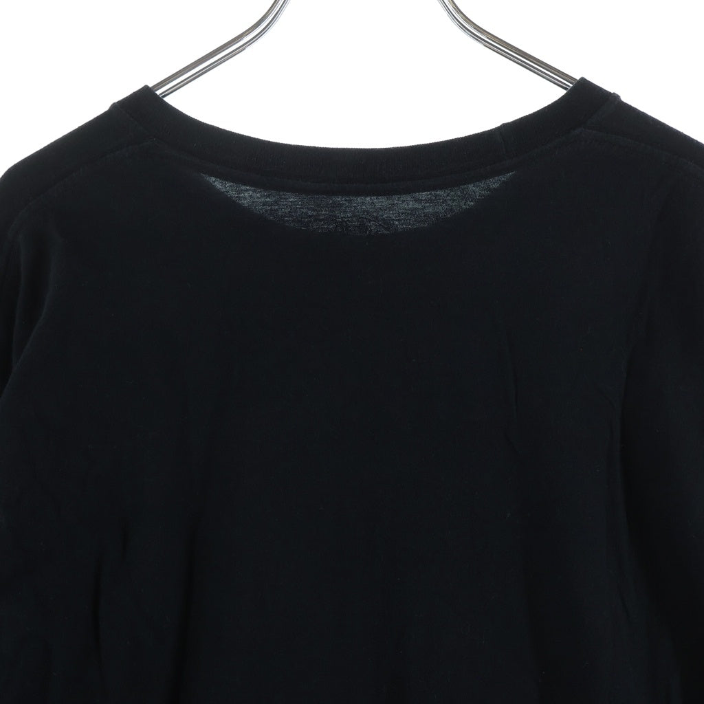 CHROME HEARTS(クロムハーツ) VINE DAGGER L/S TEE ヴァインダガーアームロゴプリント 長袖Tシャツカットソー ブラック/イエロー