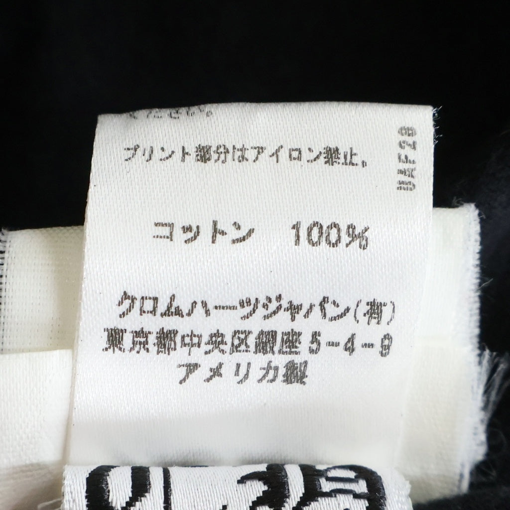 CHROME HEARTS(クロムハーツ) Holly wood TEE バックロゴプリント 半袖Tシャツ カットソー ブラック