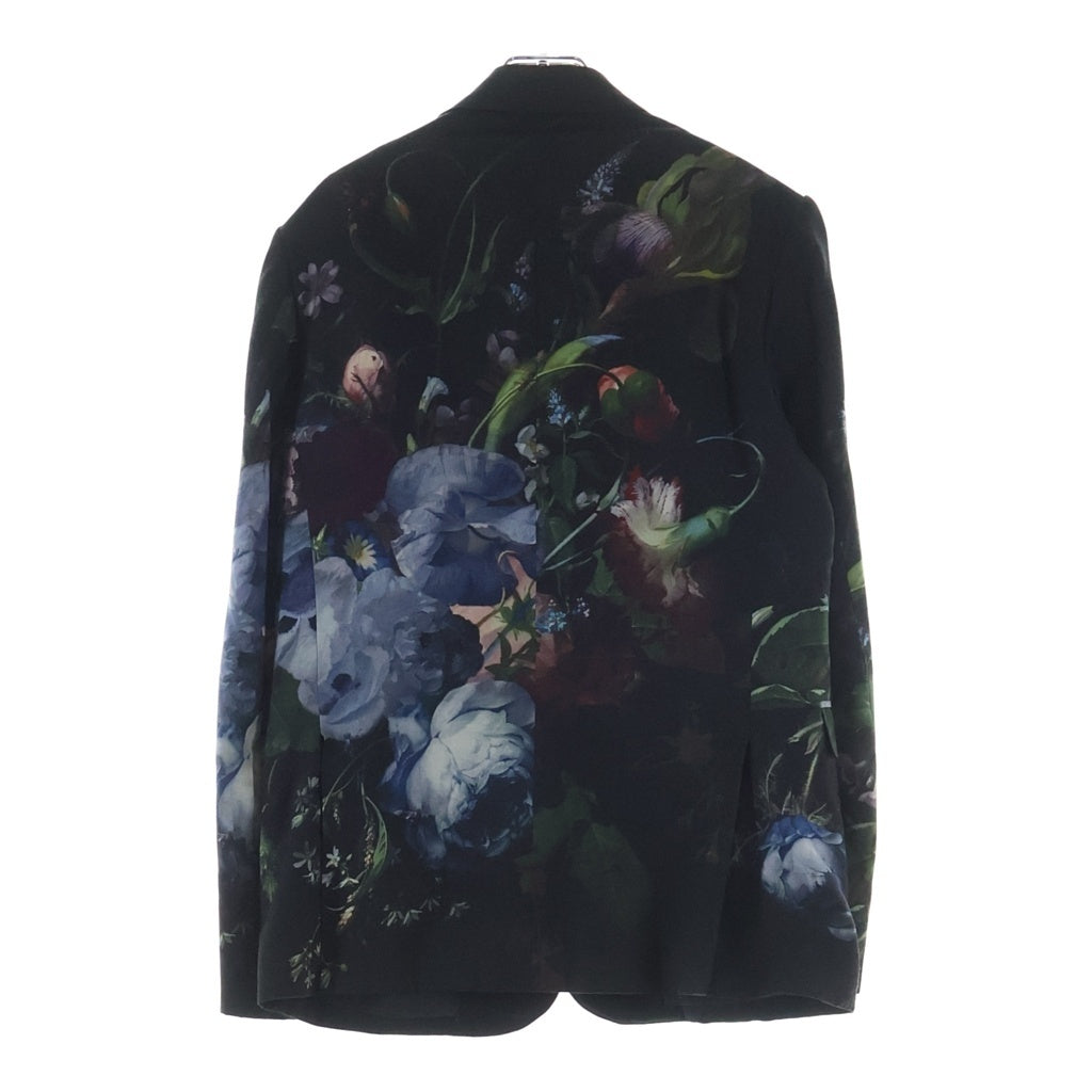 LAD MUSICIAN(ラッドミュージシャン) 19AW Standard 1B Jacket スタンダード テーラードジャケット 花柄 ブラック 2219-311