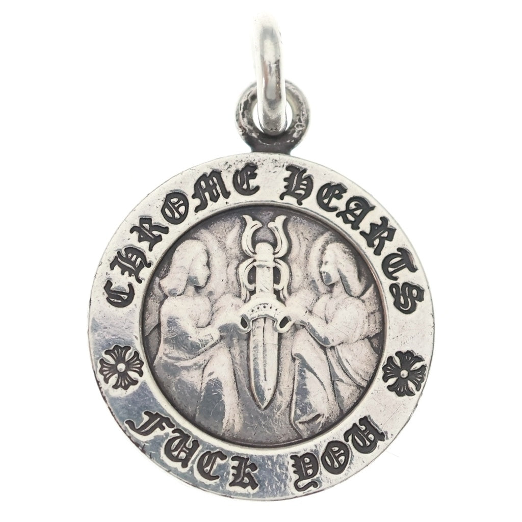 CHROME HEARTS(クロムハーツ) CHRM ANGL MDL V1 エンジェルメダルチャーム ペンダントトップ シルバーBCA229