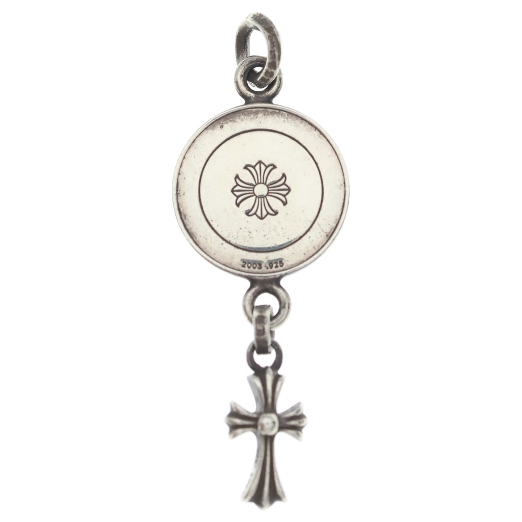 CHROME HEARTS(クロムハーツ) ANGEL MEDAL wCRS BBYFAT エンジェルメダル/ベイビーファットクロス ペンダントトップ シルバー BCA208
