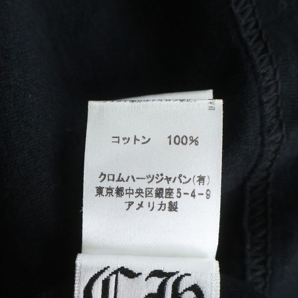 CHROME HEARTS(クロムハーツ) CH PLUS T-SHRT CHプラス バックスクロールプリント 長袖Tシャツ カットソー ブラック