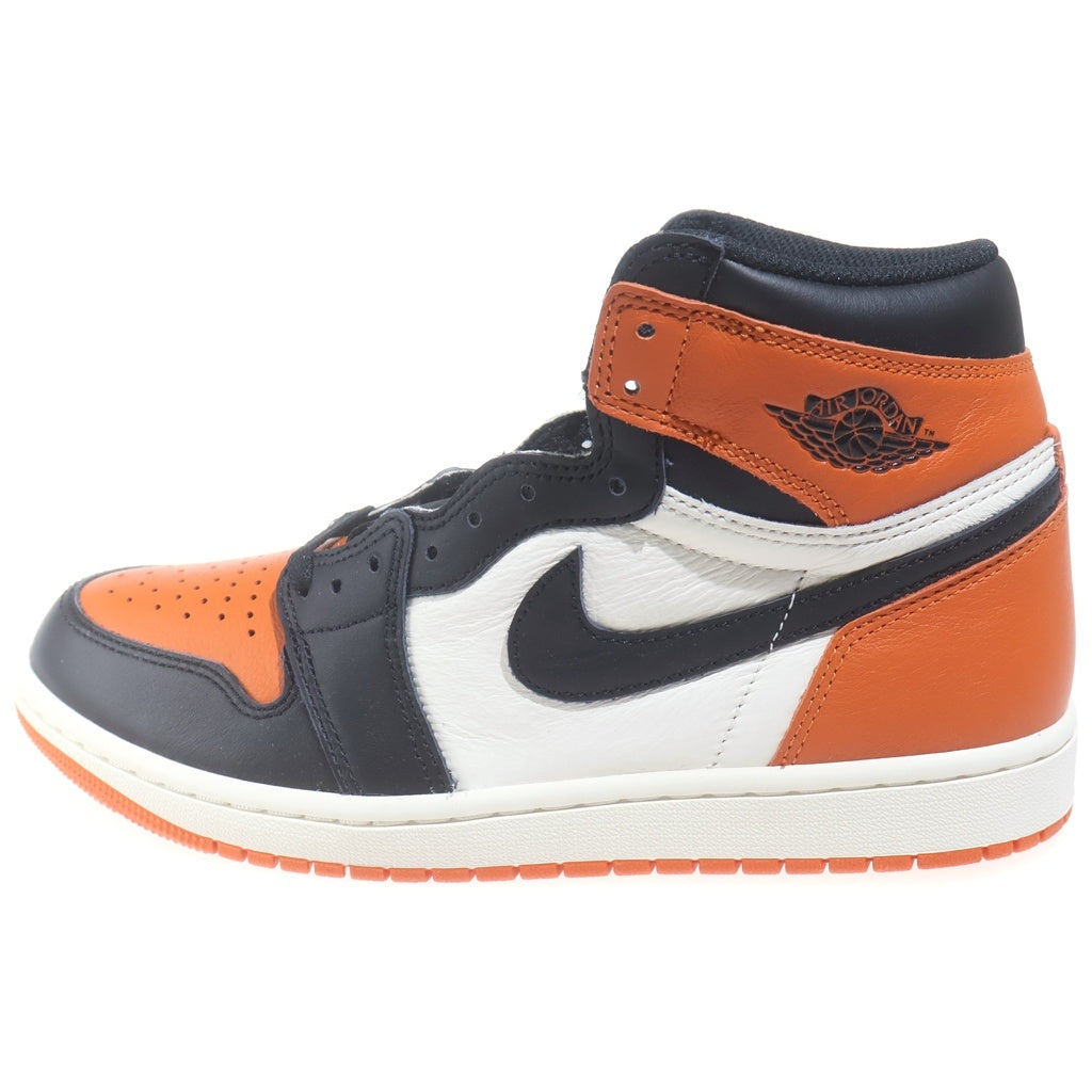 NIKE(ナイキ) AIR JORDAN 1 RETRO HIGH OG Shattered Backboard エアジョーダン1 レトロ シャッタードバックボード ハイカットスニーカー オレンジ/ブラック US8.5/26.5cm DZ5485-008