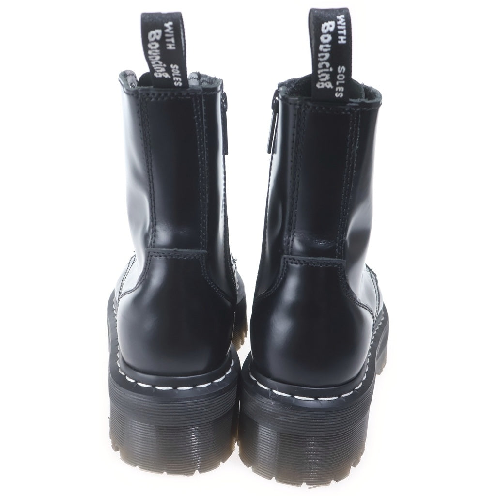 Dr.Martens(ドクターマーチン) JADON ジェイドン ホワイトステッチ 8ホール サイドジップブーツ レディース ブラック
