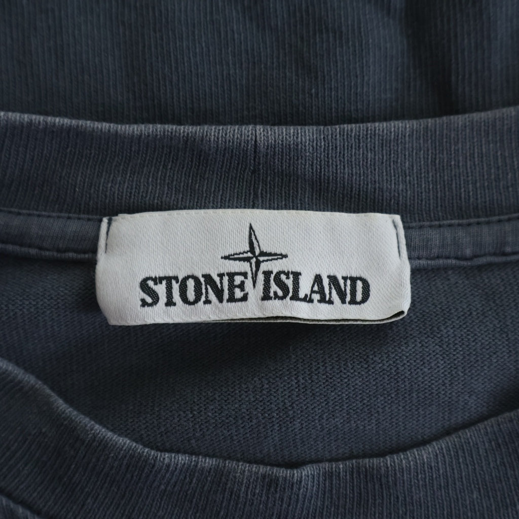 STONE ISLAND(ストーンアイランド) CREWNECK SWEAT SHIRT クルーネックスウェットシャツ 長袖Tシャツ カットソー グレー 681564558
