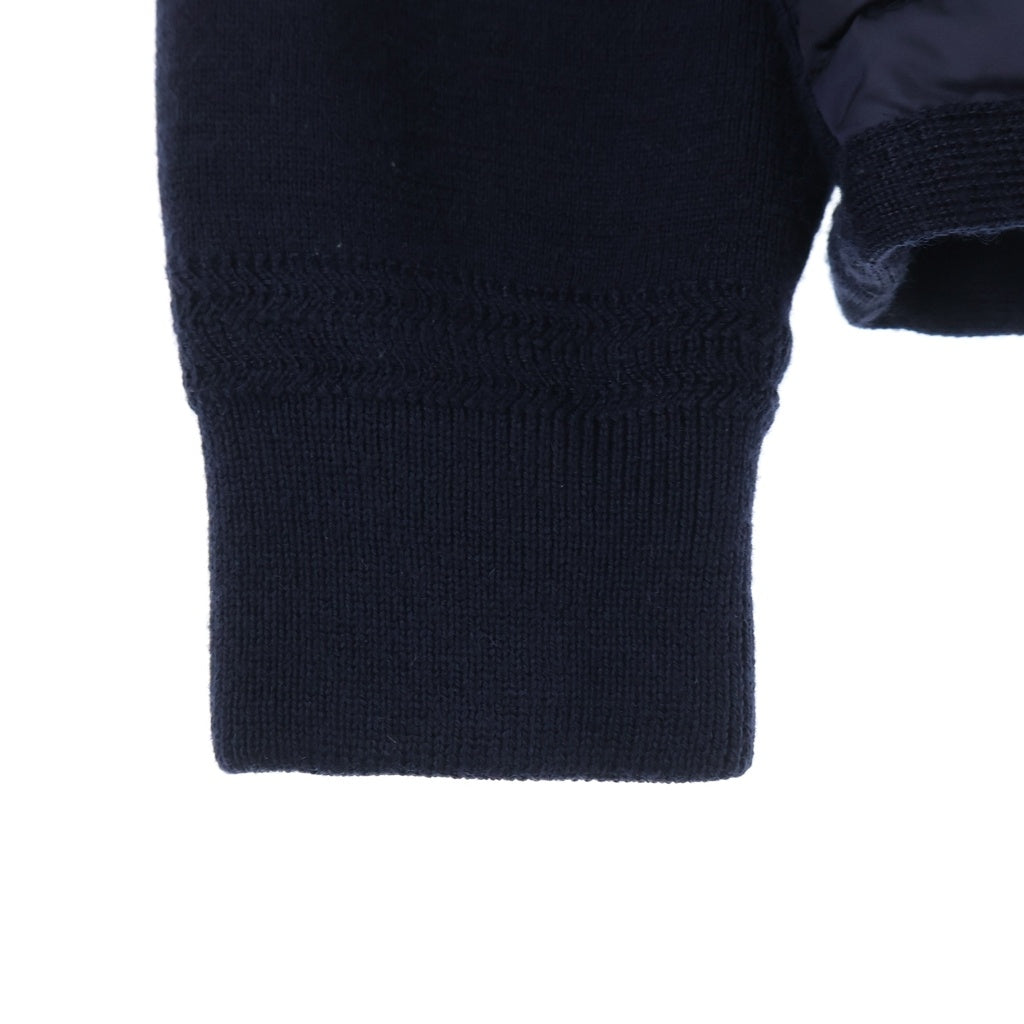 MONCLER(モンクレール) MAGLIONE TRICOT CARDIGAN ダウンジャケット トリコットニットカーディガン ネイビー C20919412600 94666