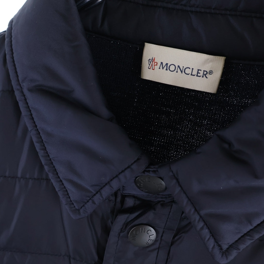 MONCLER(モンクレール) MAGLIONE TRICOT CARDIGAN ダウンジャケット トリコットニットカーディガン ネイビー C20919412600 94666