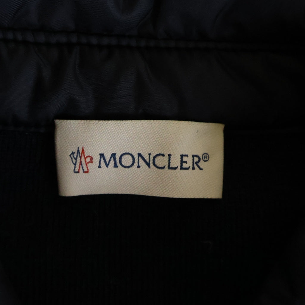 MONCLER(モンクレール) MAGLIONE TRICOT CARDIGAN ダウンジャケット トリコットニットカーディガン ネイビー C20919412600 94666