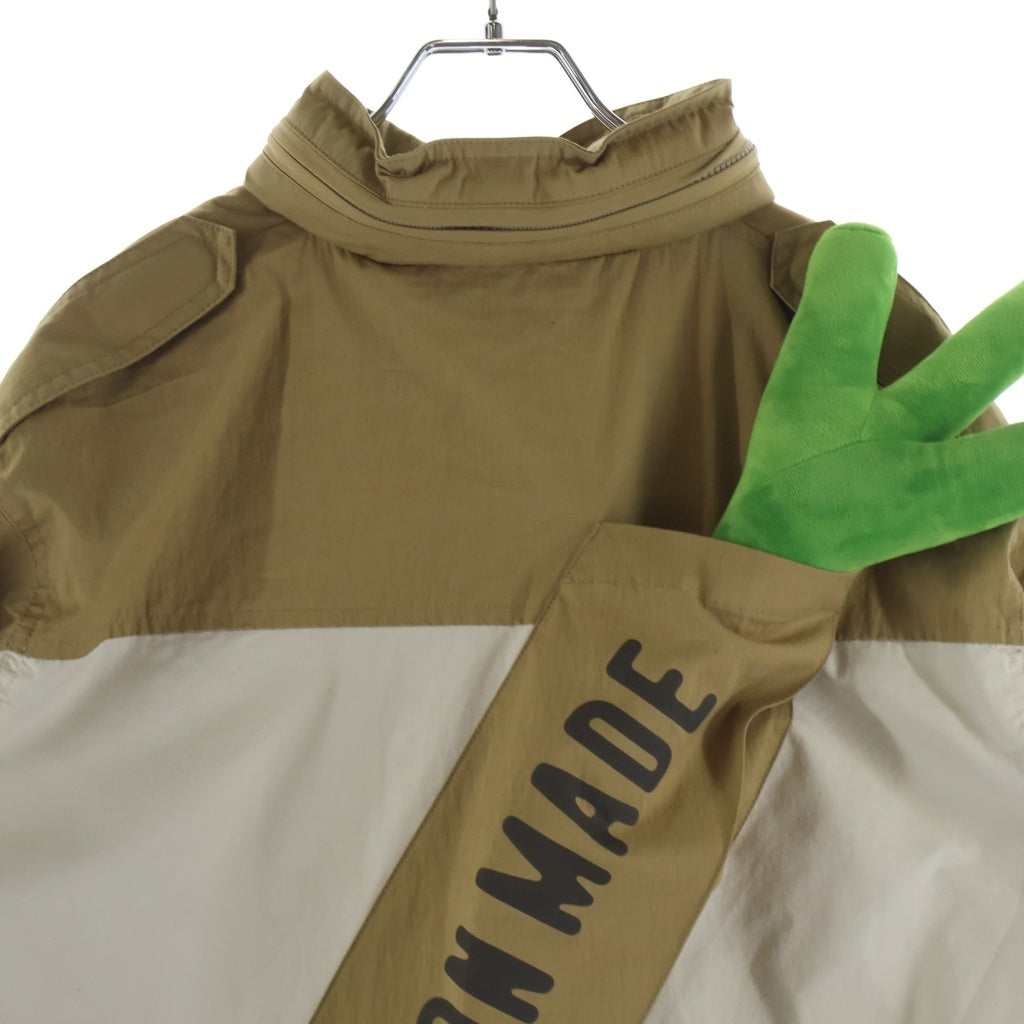 HUMAN MADE(ヒューマンメイド) ×Pokemon Made Utility Jacket ポケモン ユーティリティジャケット カモネギ ジップアップ ベージュ XX31JK007