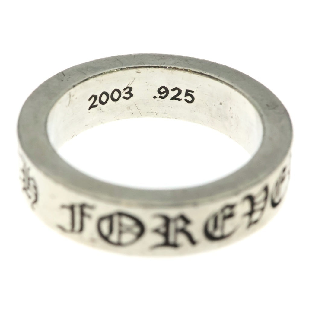 CHROME HEARTS(クロムハーツ) 6mm SPACER FOREVER 6mmスペーサーリング フォーエバーシルバーBCA337