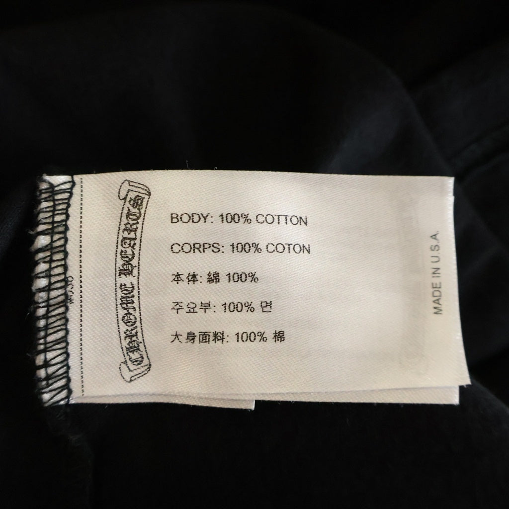 CHROME HEARTS(クロムハーツ) CH T-SHRT バックロゴプリント半袖Tシャツ カットソー ブラック
