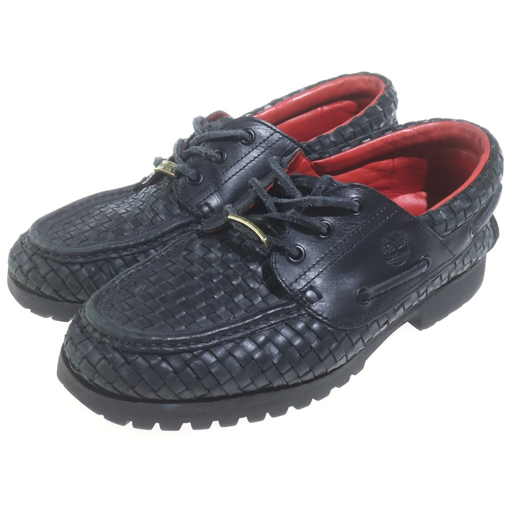 SUPREME(シュプリーム) 22AW ×Timberland Woven 3-Eye Lug Shoe ウーブン 3アイ ラグ シューズ ブラック