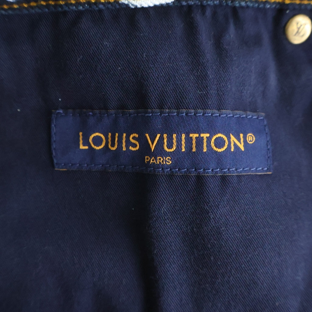 LOUIS VUITTON(ルイヴィトン) 25AW ×NIGO Denim Skate Pants グラフィティスケートデニムパンツ ジーンズ インディゴ RM252M XRZ HTD65W