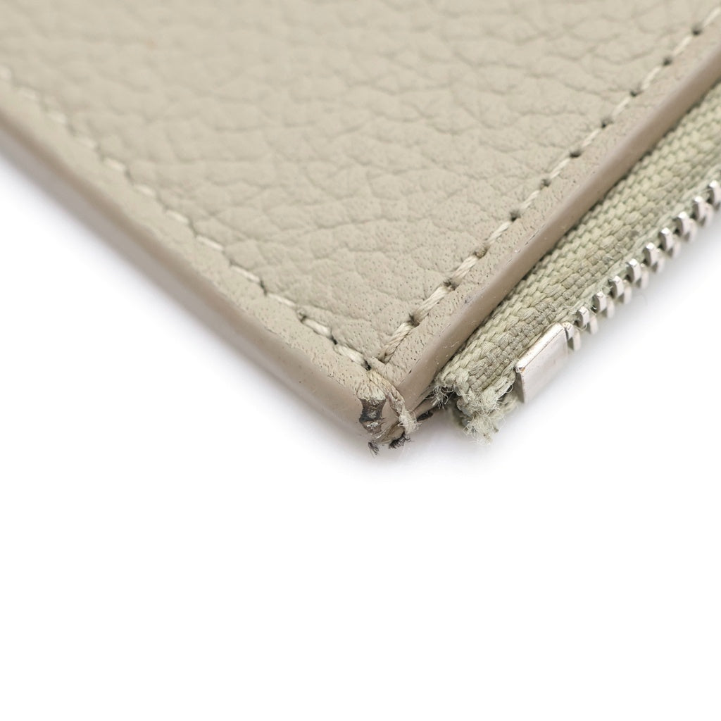 LOUIS VUITTON(ルイヴィトン) LVアロエグラム カードケース 小物入れ レザーミニウォレット 財布 ライトグリーン カーキベージュ M82282 M82282 レディース
