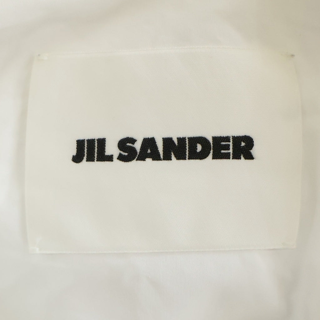 JIL SANDER(ジルサンダー) ARIEL BIG SHIRT アリエル ビッグシャツ オーバーサイズ コットン 半袖シャツ ホワイト HS JM BM 0004