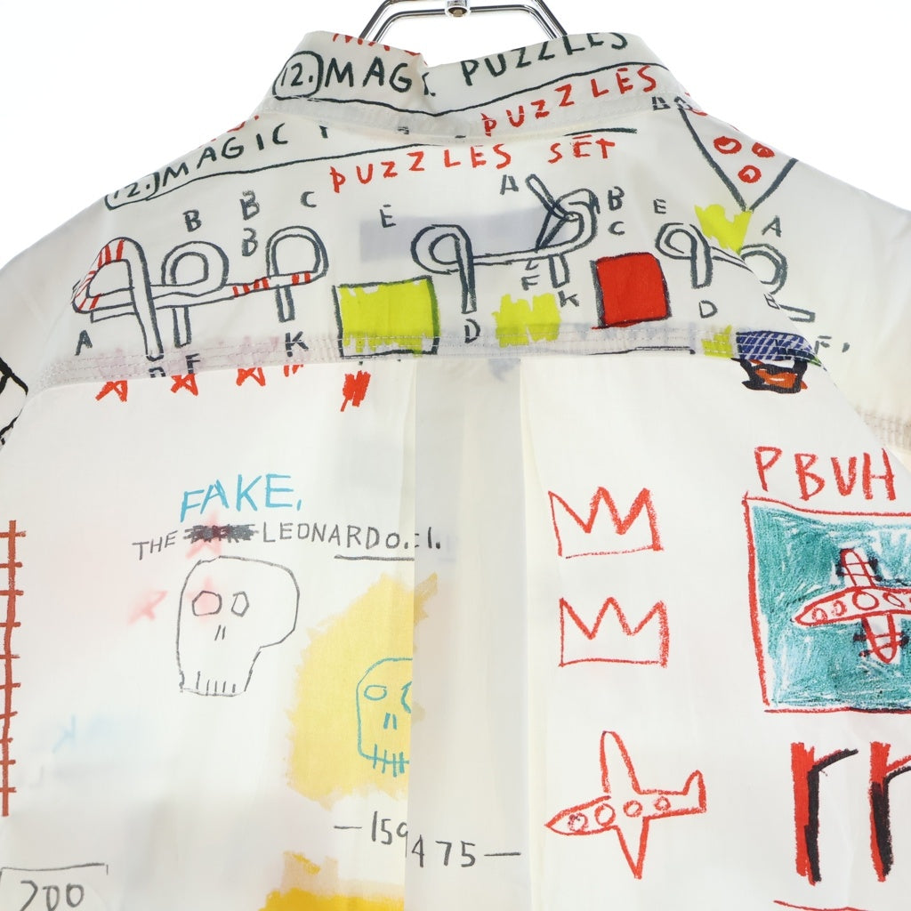 JUNYA WATANABE COMME des GARCONS(ジュンヤワタナベ コムデギャルソン) Jean Michel Basquiat ジャンミシェル・バスキア コットンブロードプリント半袖シャツ WK-B025