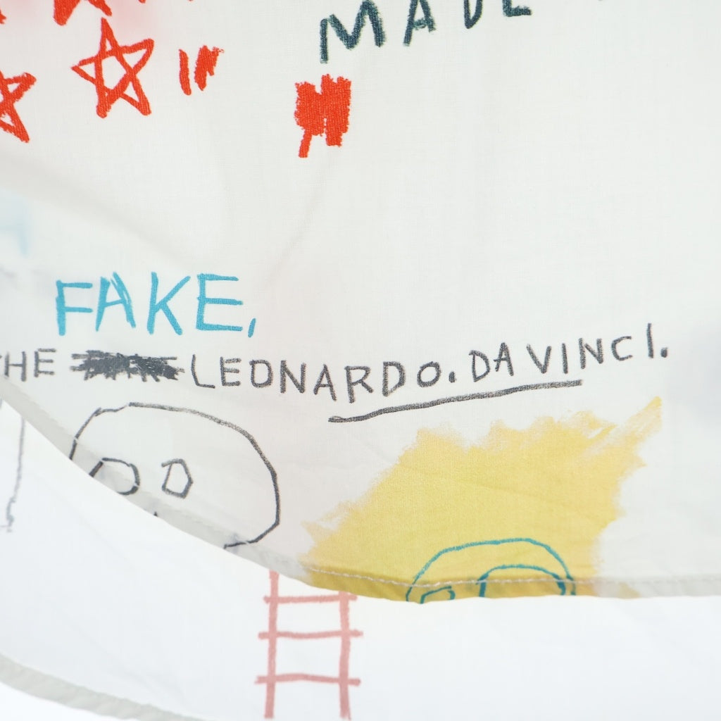 JUNYA WATANABE COMME des GARCONS(ジュンヤワタナベ コムデギャルソン) Jean Michel Basquiat ジャンミシェル・バスキア コットンブロードプリント半袖シャツ WK-B025