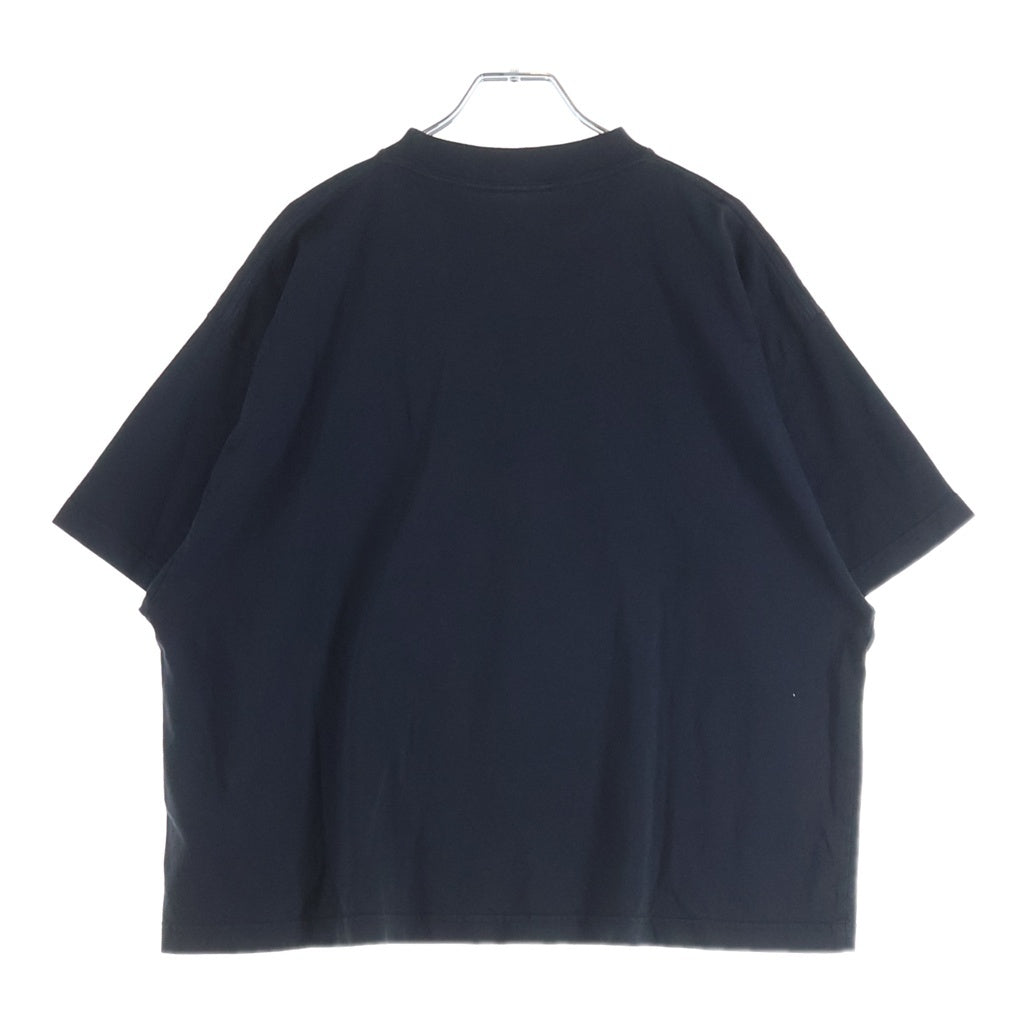 BALENCIAGA(バレンシアガ) Bow Over Size Tee ボウ オーバーサイズ リボン プリント半袖Tシャツ カットソー ブラック レディース 850989 TTVV4