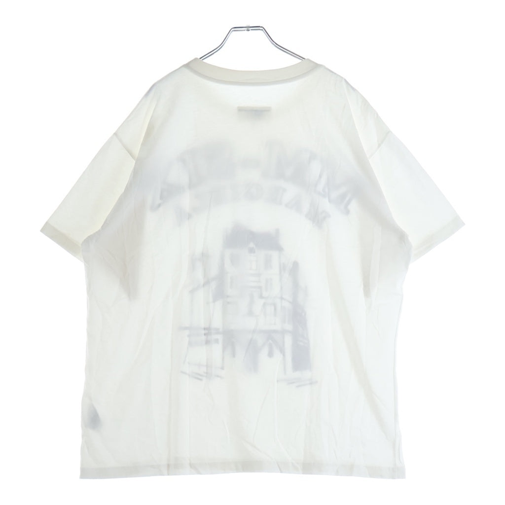 MM6 Maison Margiela(エムエムシックスメゾンマルジェラ) MM-SIX フロントグラフィックプリント 半袖Tシャツ カットソー ホワイト S52GC0276 S24312
