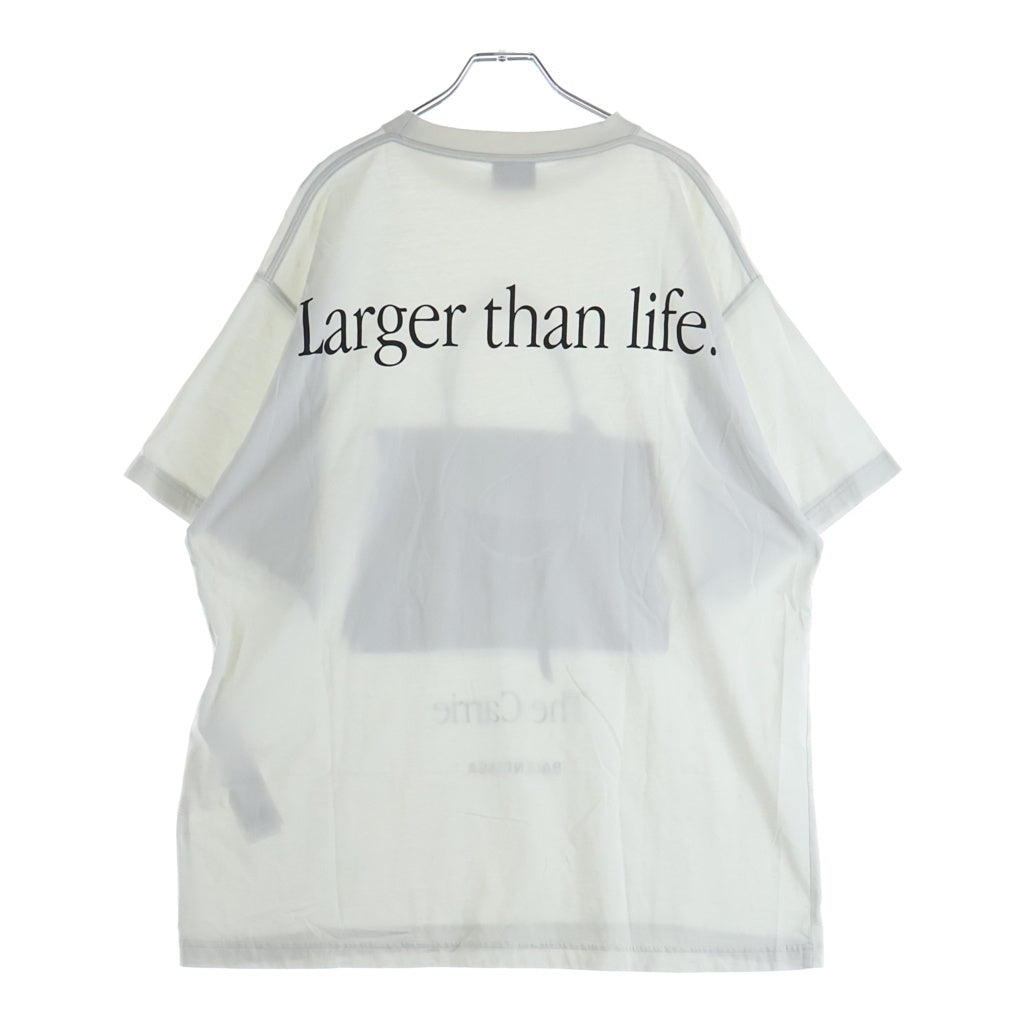 BALENCIAGA(バレンシアガ) The Carrie Over Size T-SHIRT キャリー オーバーサイズ フロントプリント半袖Tシャツ カットソーホワイト 831305 TSVH9