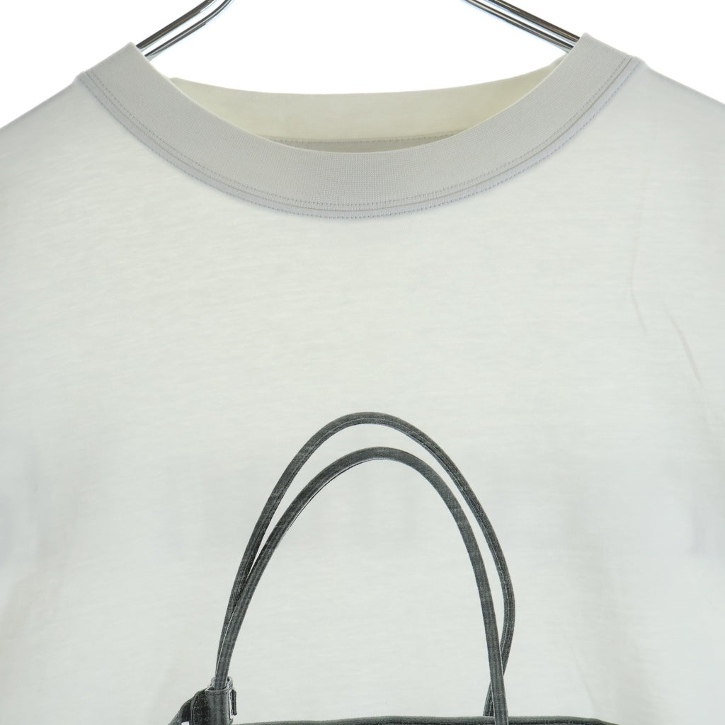 BALENCIAGA(バレンシアガ) The Carrie Over Size T-SHIRT キャリー オーバーサイズ フロントプリント半袖Tシャツ カットソーホワイト 831305 TSVH9