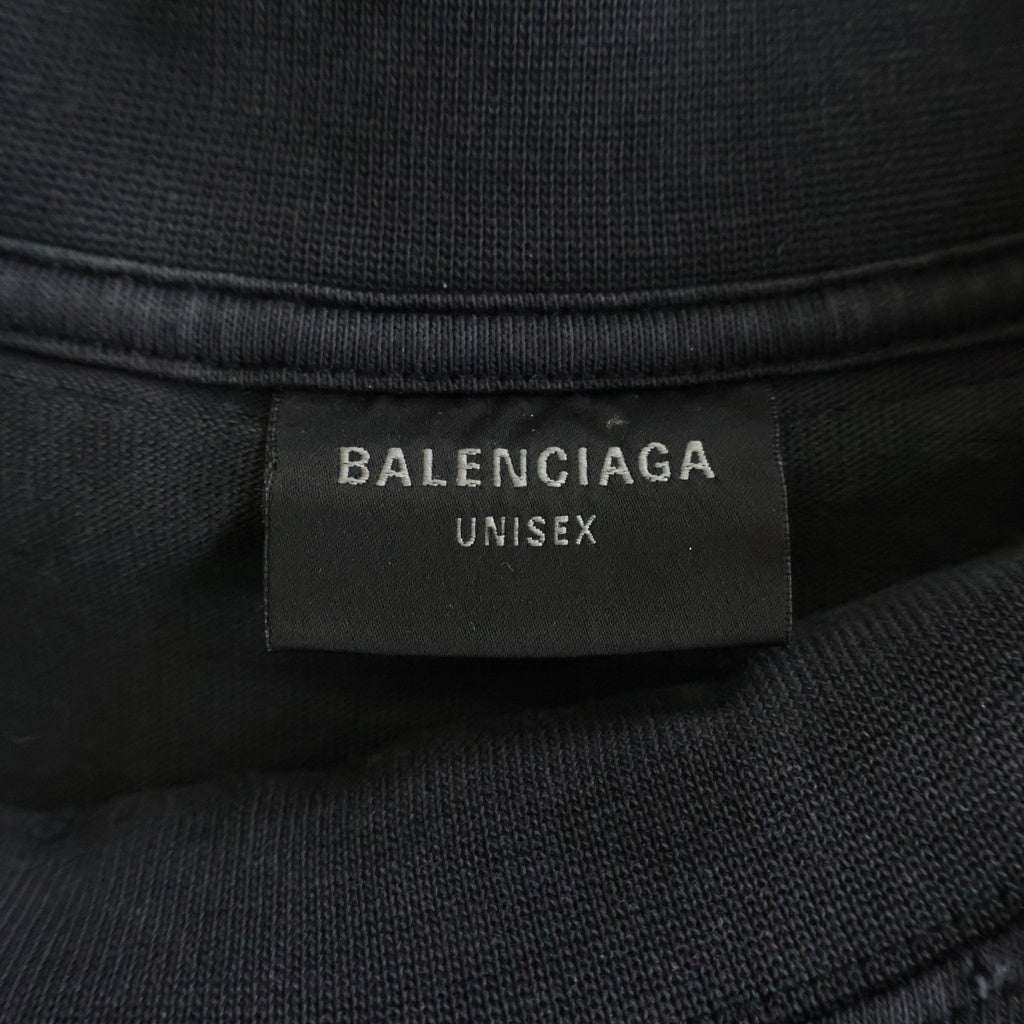 BALENCIAGA(バレンシアガ) 25SS Political Campaign Long-Sleeve Layered T-Shirt ポリティカルキャンペーン レイヤード長袖Tシャツ レディース ブラック 818555 TRVK8