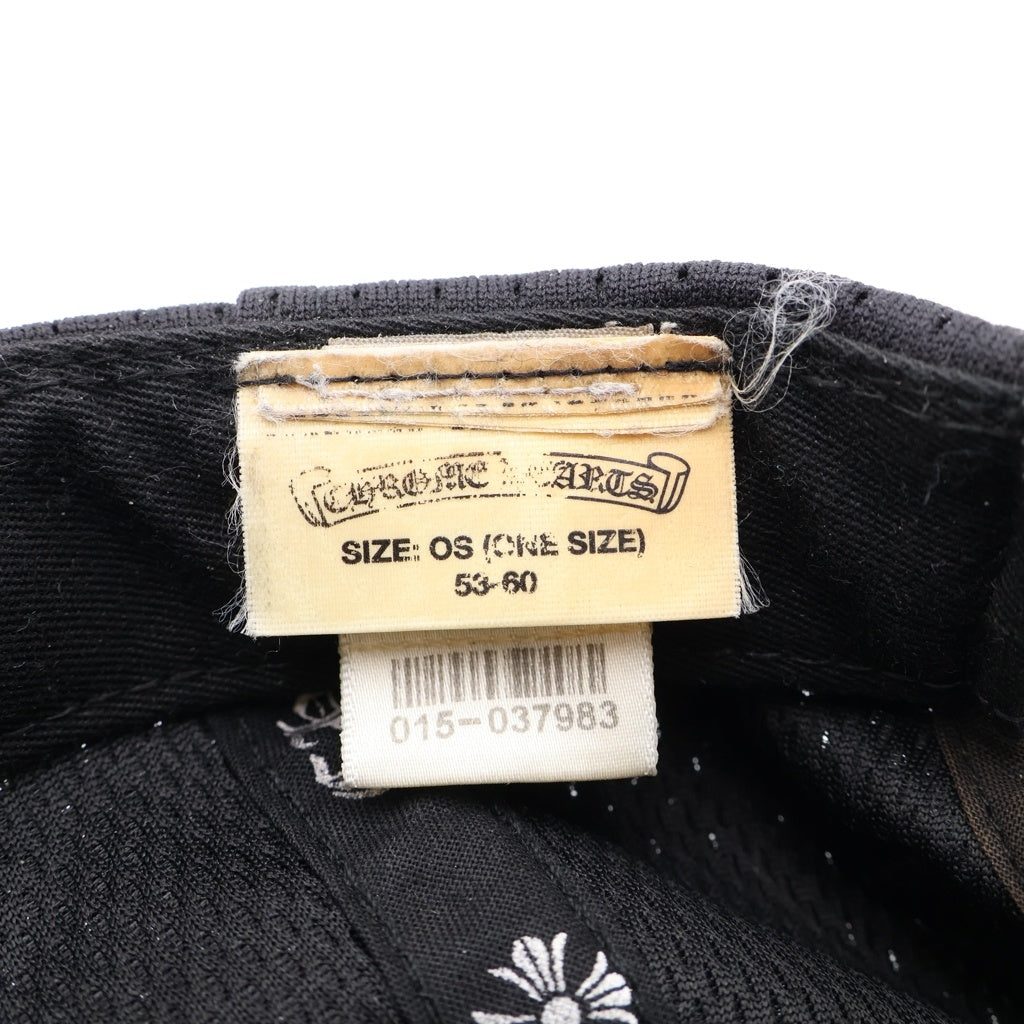 CHROME HEARTS(クロムハーツ) BASEBALL TRUCKER MESH CAP ベースボール トラッカー メッシュ キャップ 帽子 ブラック