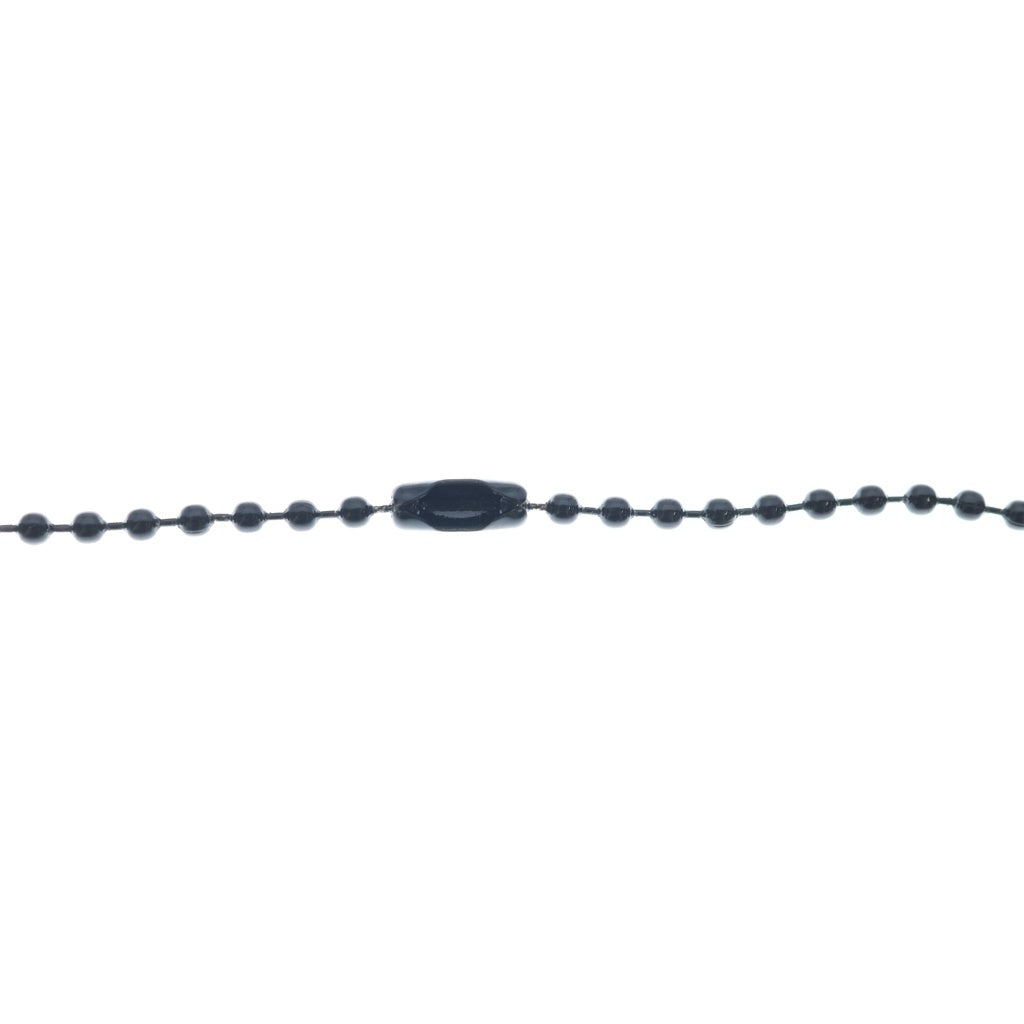CHROME HEARTS(クロムハーツ) RUBBER CH CRS SML スモールCHクロス ラバーネックレス ラメ シリコン ブラック