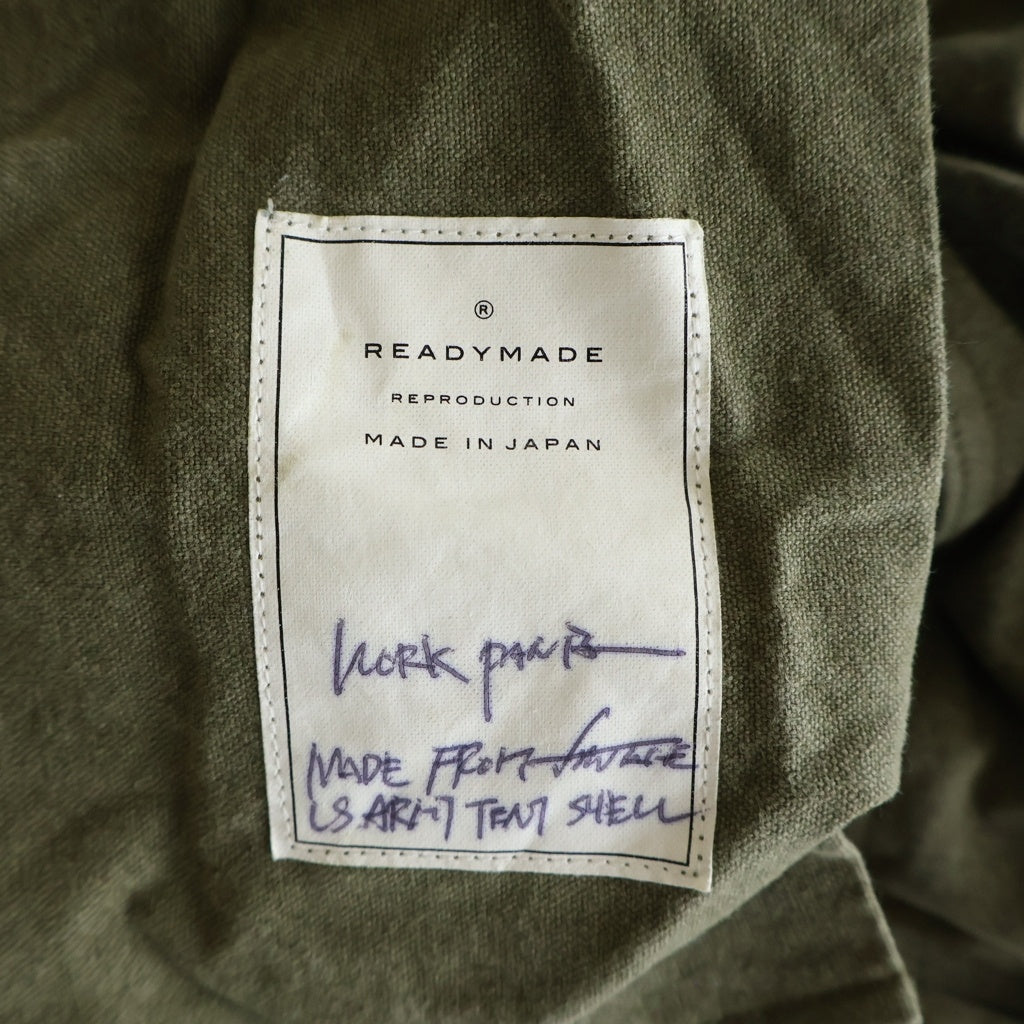 READY MADE(レディメイド) WORK PANTS ミリタリー テント ワークパンツ カーキ RE-CO-KH-00-00-190