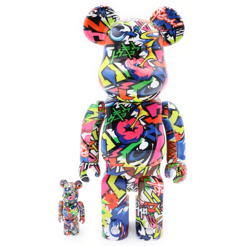 MEDICOM TOY(メディコムトイ) BE@RBRICK × Fantasista Utamaro ファンタジスタ 歌麿呂 100% & 400% ベアブリック フィギュア 人形 マルチカラー