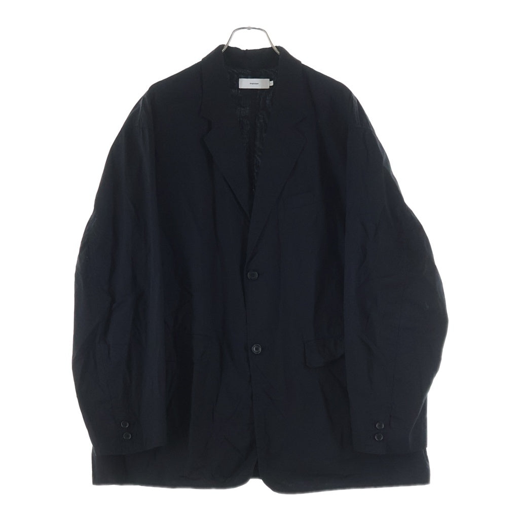 Graphpaper(グラフペーパー) Garment Dyed Jacket ガーメントダイ コットンテーラードジャケット ブラック