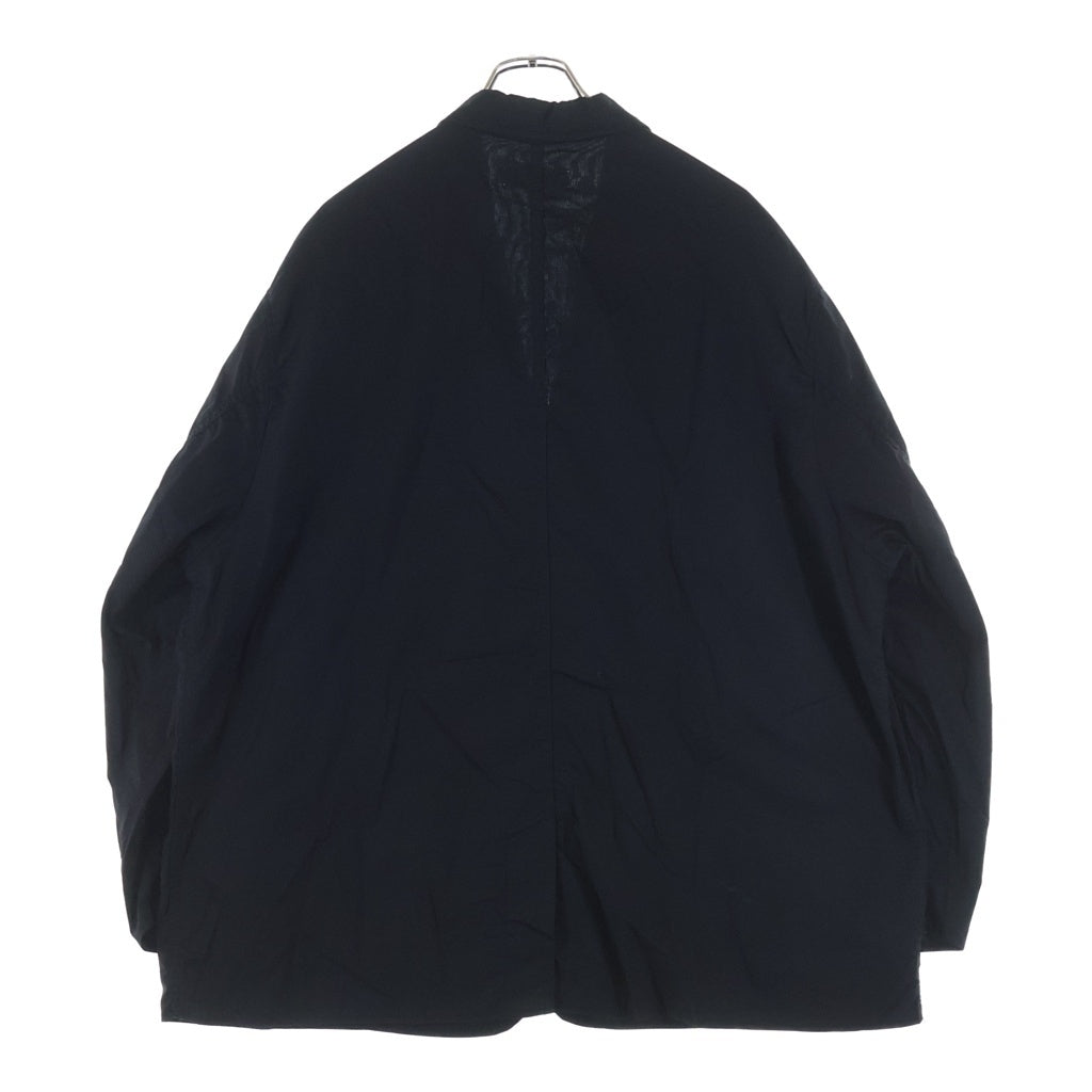 Graphpaper(グラフペーパー) Garment Dyed Jacket ガーメントダイ コットンテーラードジャケット ブラック