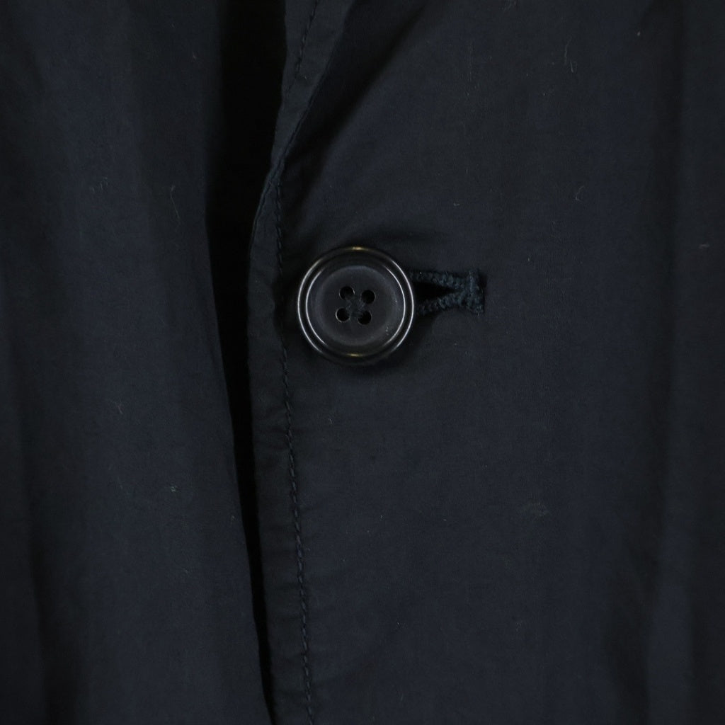 Graphpaper(グラフペーパー) Garment Dyed Jacket ガーメントダイ コットンテーラードジャケット ブラック
