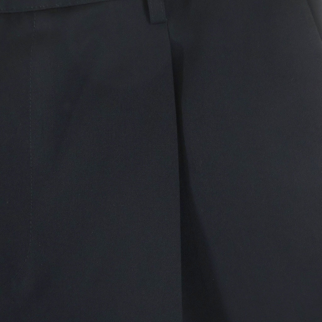 Graphpaper(グラフペーパー) Scale Off Wool Tapered Trousers スケールオフウールテーパードトラウザーパンツ スラックス ブラック GM241-40170B