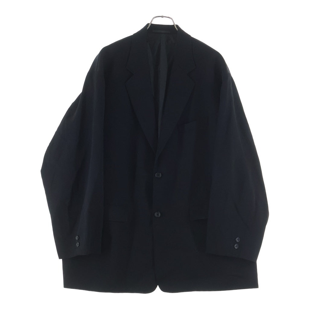 Graphpaper(グラフペーパー) Scale Off Wool Jacket スケールオフウールジャケット テーラードジャケット ブラック GM241-20168B