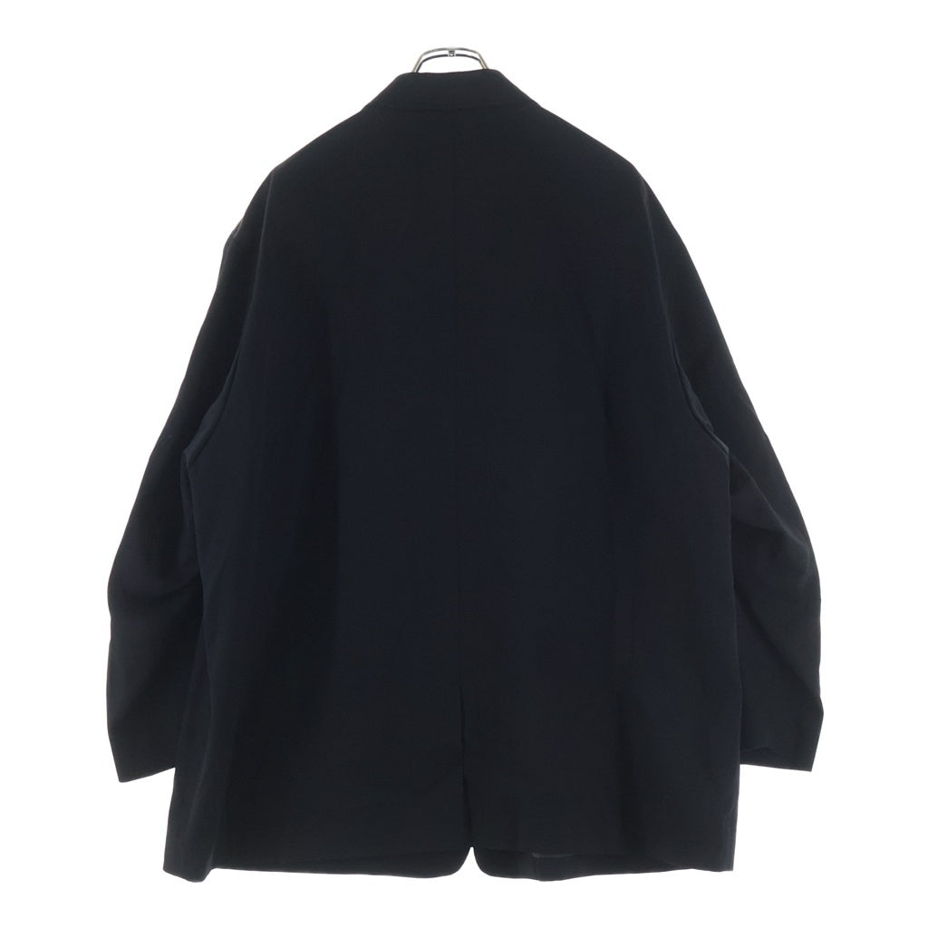 Graphpaper(グラフペーパー) Scale Off Wool Jacket スケールオフウールジャケット テーラードジャケット ブラック GM241-20168B