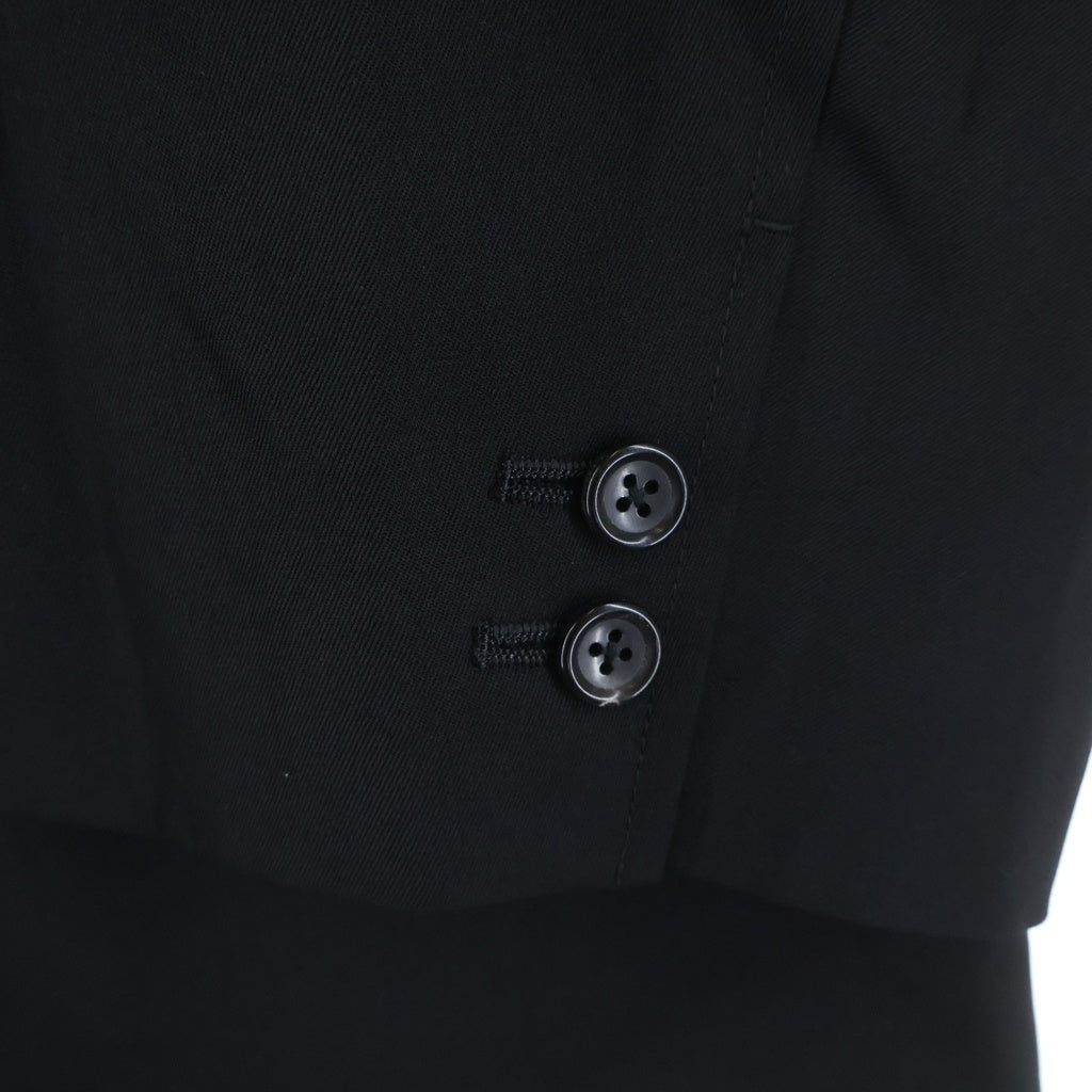 Graphpaper(グラフペーパー) Scale Off Wool Jacket スケールオフウールジャケット テーラードジャケット ブラック GM241-20168B