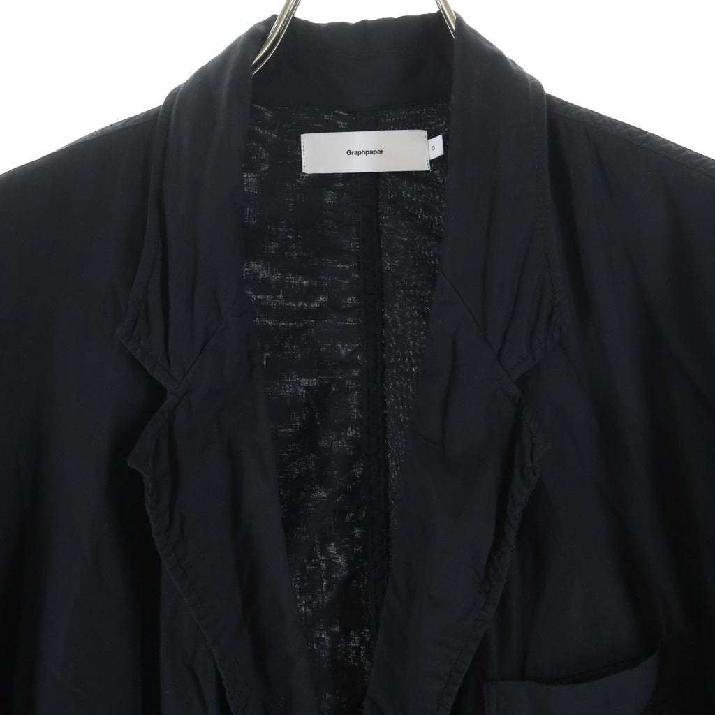 Graphpaper(グラフペーパー) Garment Dyed Typewriter Oversized Jacket ガーメントダイ タイプライターオーバーサイズジャケット GU251-20087B