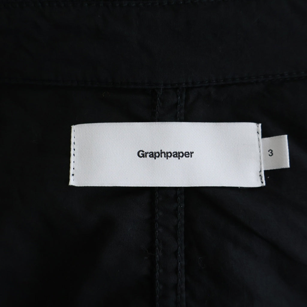 Graphpaper(グラフペーパー) Garment Dyed Typewriter Oversized Jacket ガーメントダイ タイプライターオーバーサイズジャケット GU251-20087B