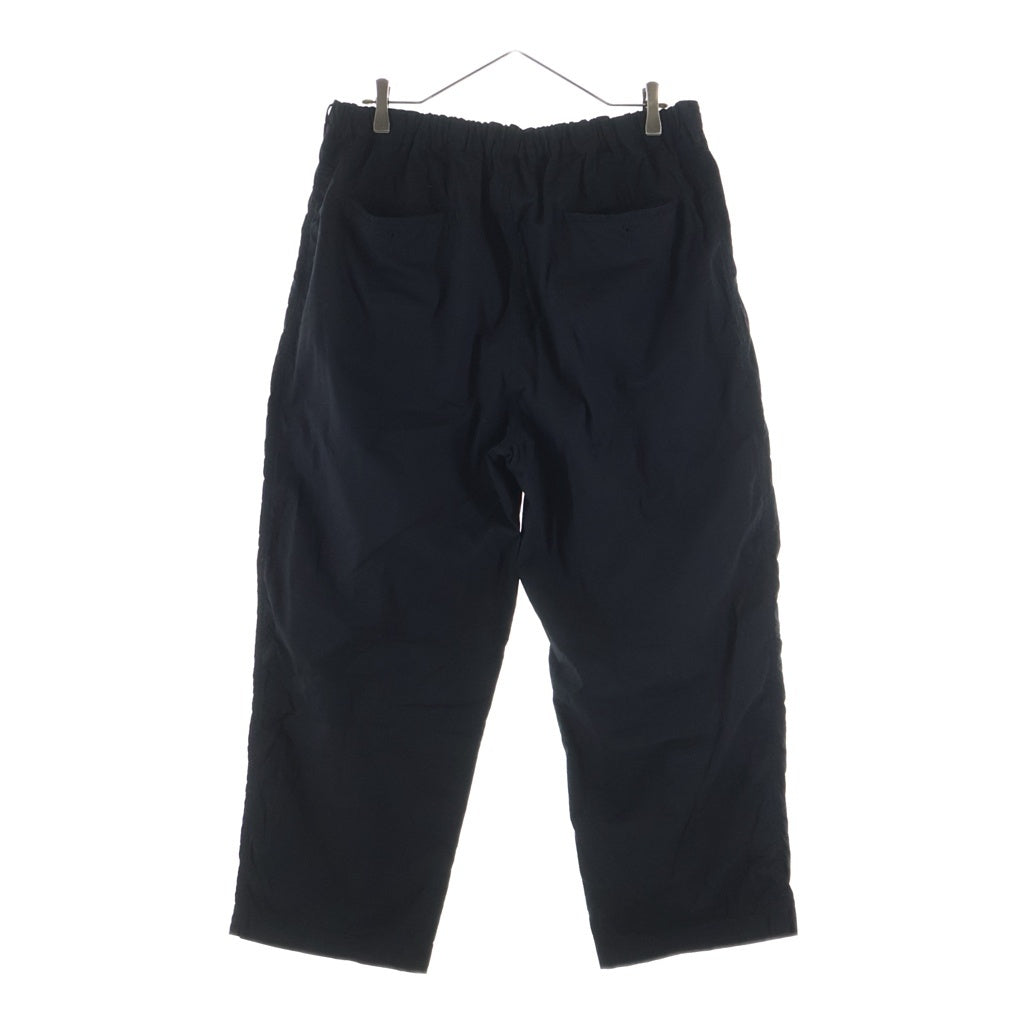 Graphpaper(グラフペーパー) Garment Dyed Typewriter Oversized Slacks ガーメントダイ タイプライター オーバーサイズスラックスパンツ ブラック GM251-40089B