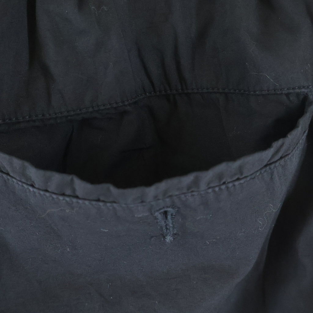 Graphpaper(グラフペーパー) Garment Dyed Typewriter Oversized Slacks ガーメントダイ タイプライター オーバーサイズスラックスパンツ ブラック GM251-40089B