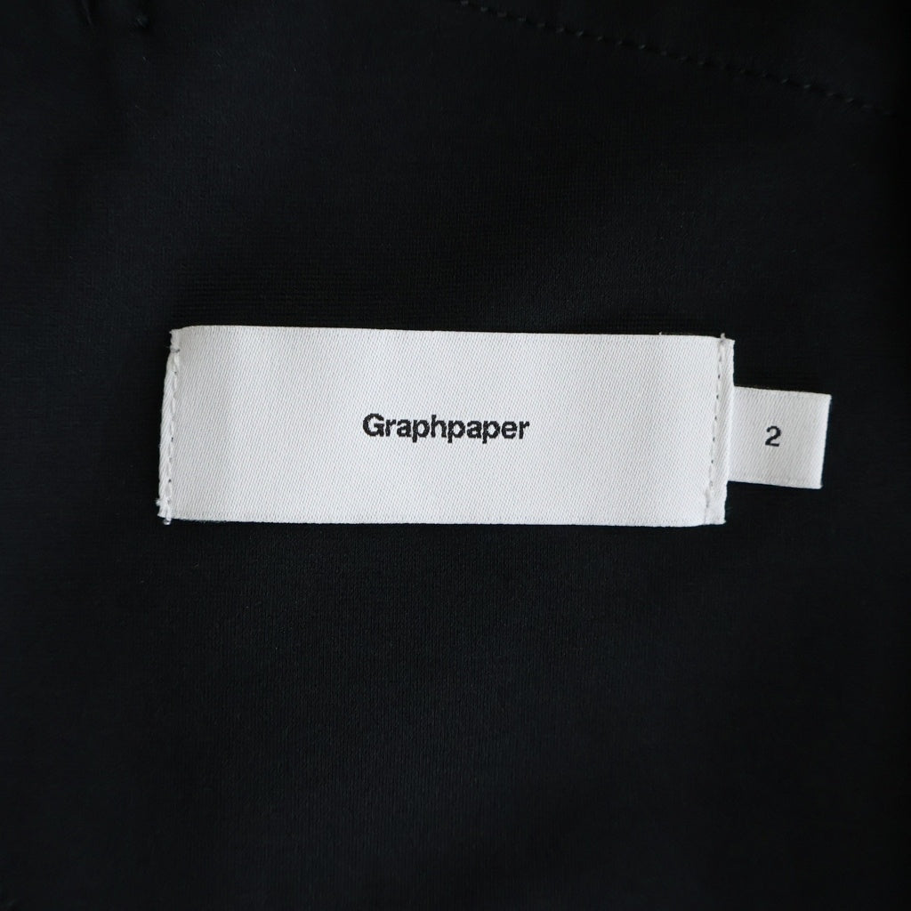 Graphpaper(グラフペーパー) Compact Ponte Jacket コンパクトポンテジャケット テーラードジャケット ブラック GM233-20176B