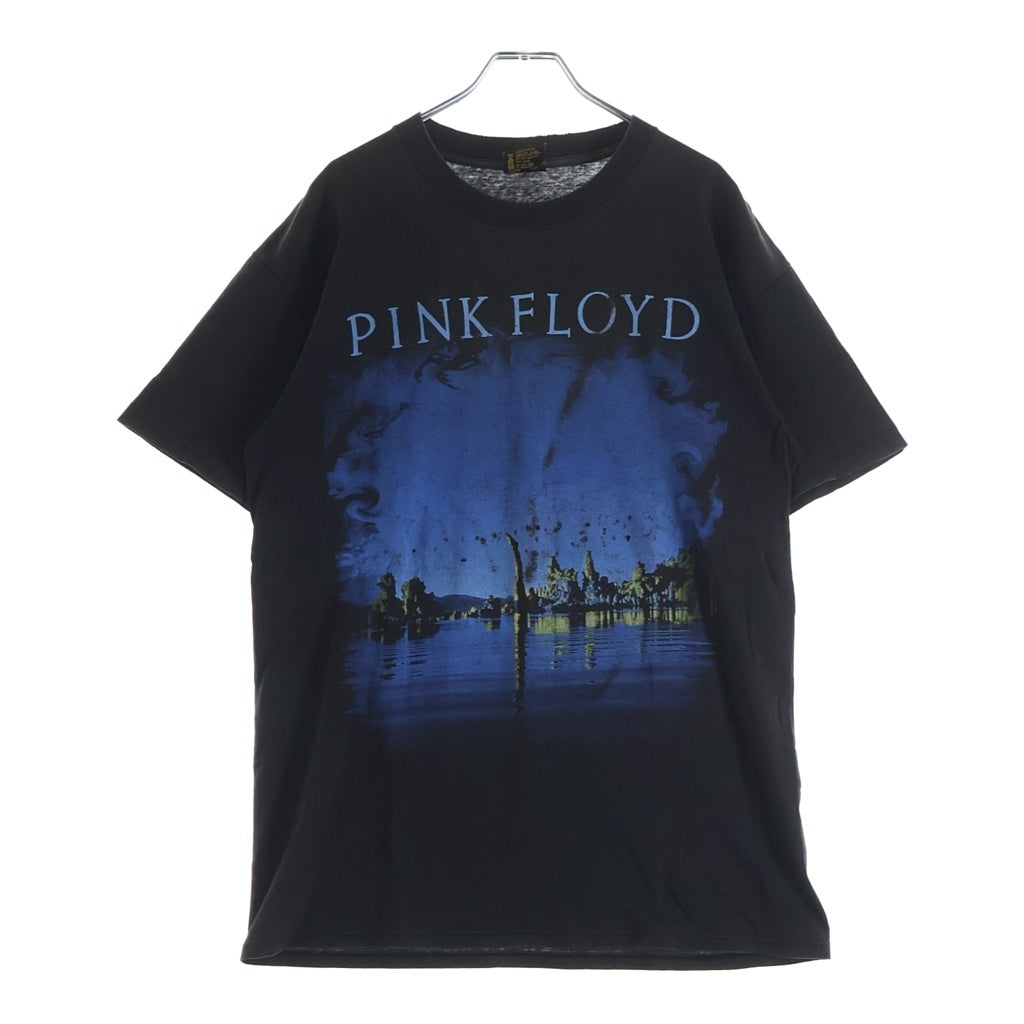 VINTAGE(ヴィンテージ) 90S PINK FLOYD WISH YOU WERE HERE ピンクフロイド 両面プリントロゴ 半袖Tシャツ カットソー ブラック -