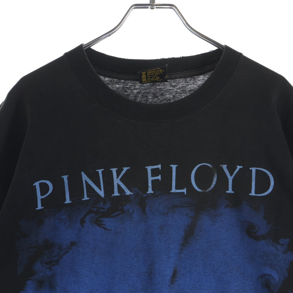 VINTAGE(ヴィンテージ) 90S PINK FLOYD WISH YOU WERE HERE ピンクフロイド 両面プリントロゴ 半袖Tシャツ カットソー ブラック -
