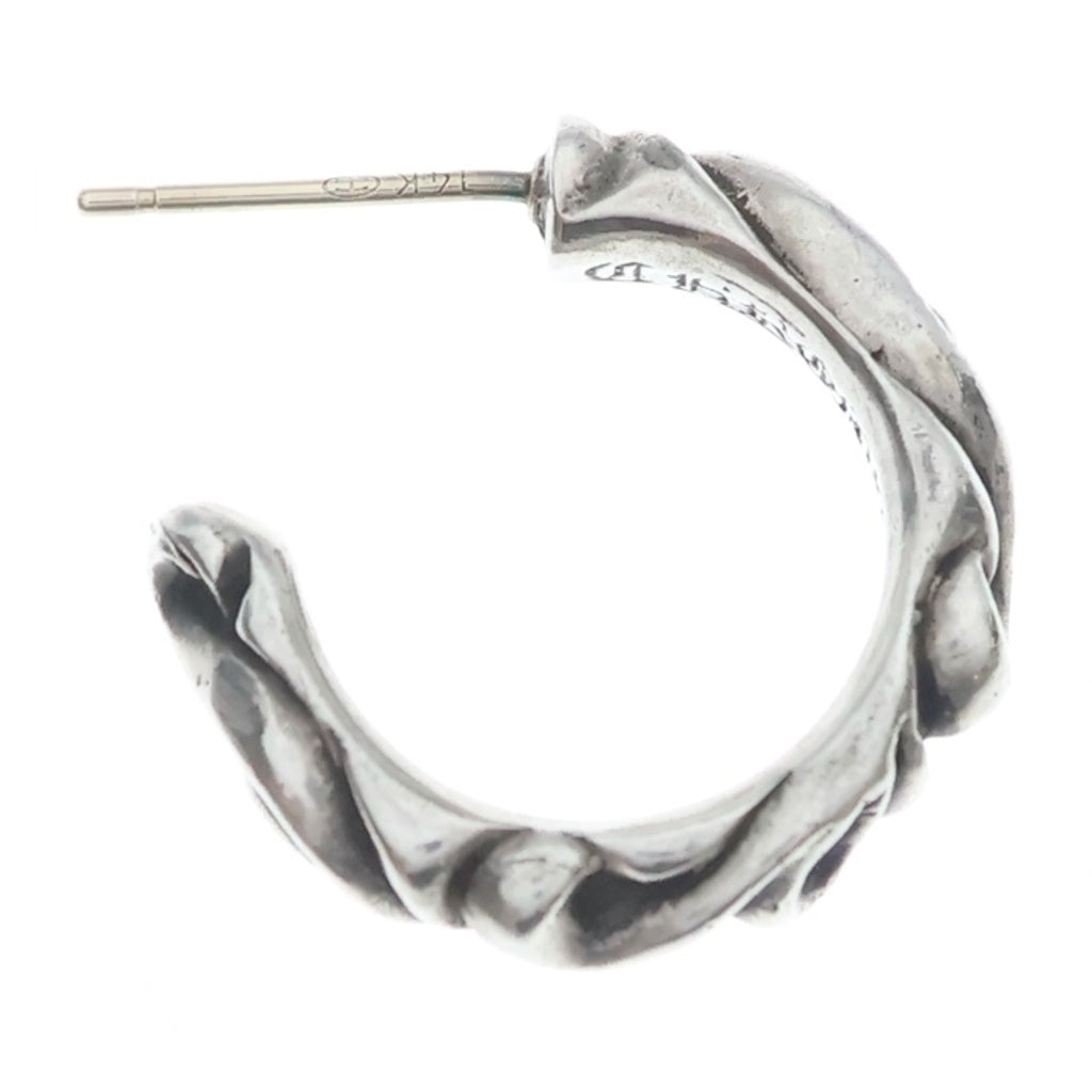 CHROME HEARTS(クロムハーツ) HOOP SCROOL スクロール フープピアス シルバー BCA102 -