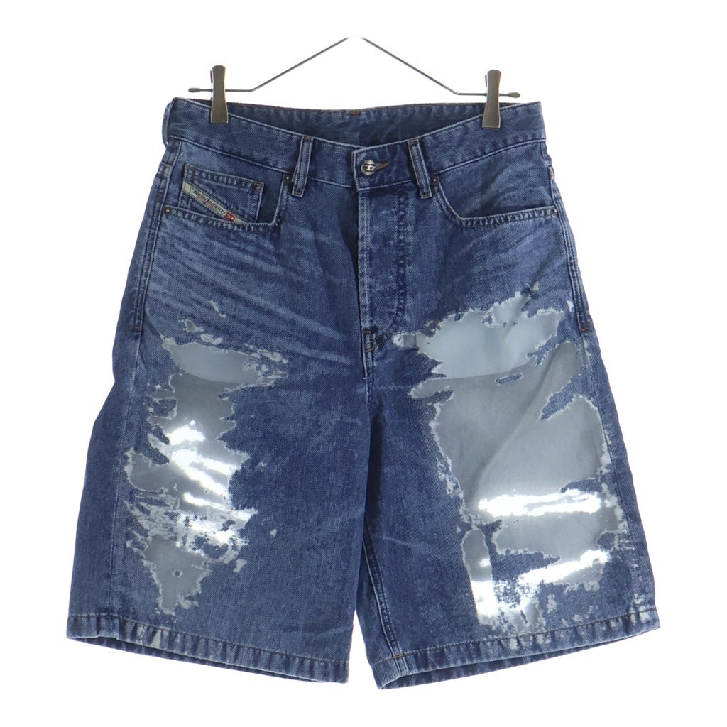 DIESEL(ディーゼル) ×tinder SIRE-SHORT ティンダー デニムショーツ ダメージ加工 インディゴ P01770 068ZH