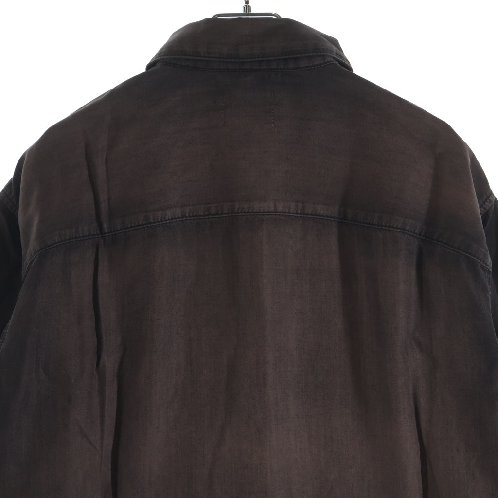 DIESEL(ディーゼル) D-SIMPLY-S16 リヨセルデニム 長袖シャツ ブラウン A23995 068YF