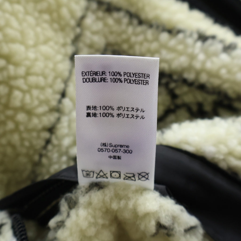 SUPREME(シュプリーム) 19AW REVERSIBLE BANDANA FLEECEJACKET リバーシブル バンダナ フリース ジャケット ホワイト -