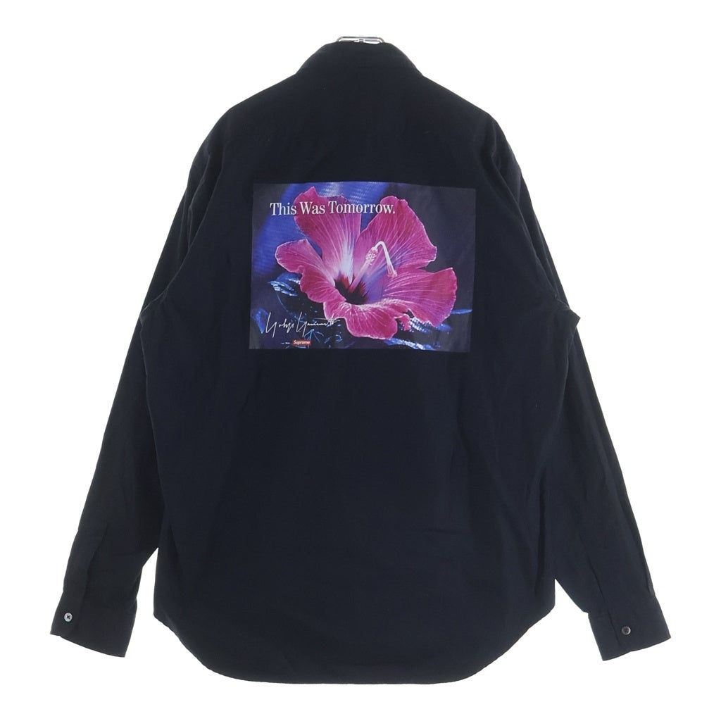 SUPREME(シュプリーム) 20AW ×Yohji Yamamoto This Was Tomorrow Shirt ヨウジヤマモト ディスワズトゥモロー 長袖シャツ ブラック -