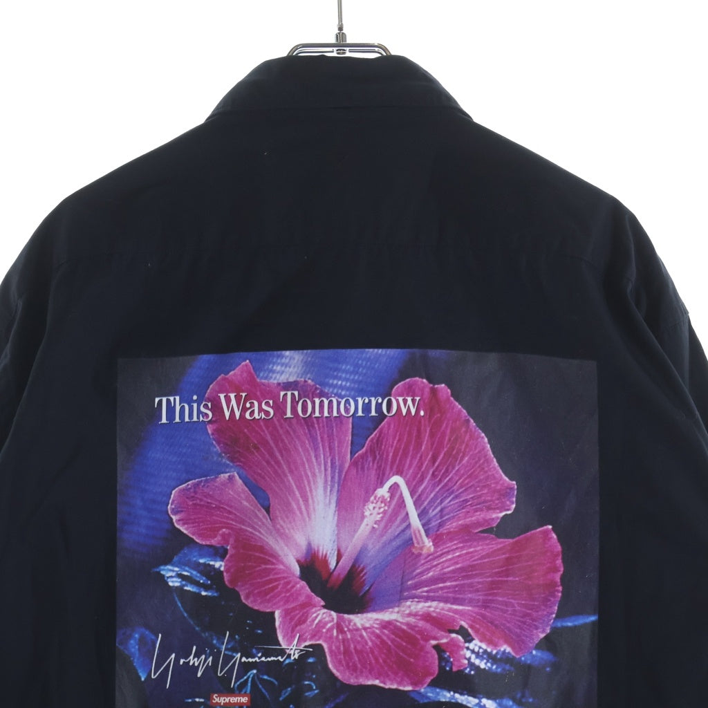 SUPREME(シュプリーム) 20AW ×Yohji Yamamoto This Was Tomorrow Shirt ヨウジヤマモト ディスワズトゥモロー 長袖シャツ ブラック -